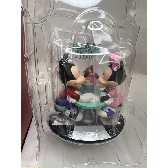 Hallmark Keepsake‎ Ornament SODA SHOP SWEETHEARTS Disney Minnie Mickey Mouse NOS - Picture 2 of 6